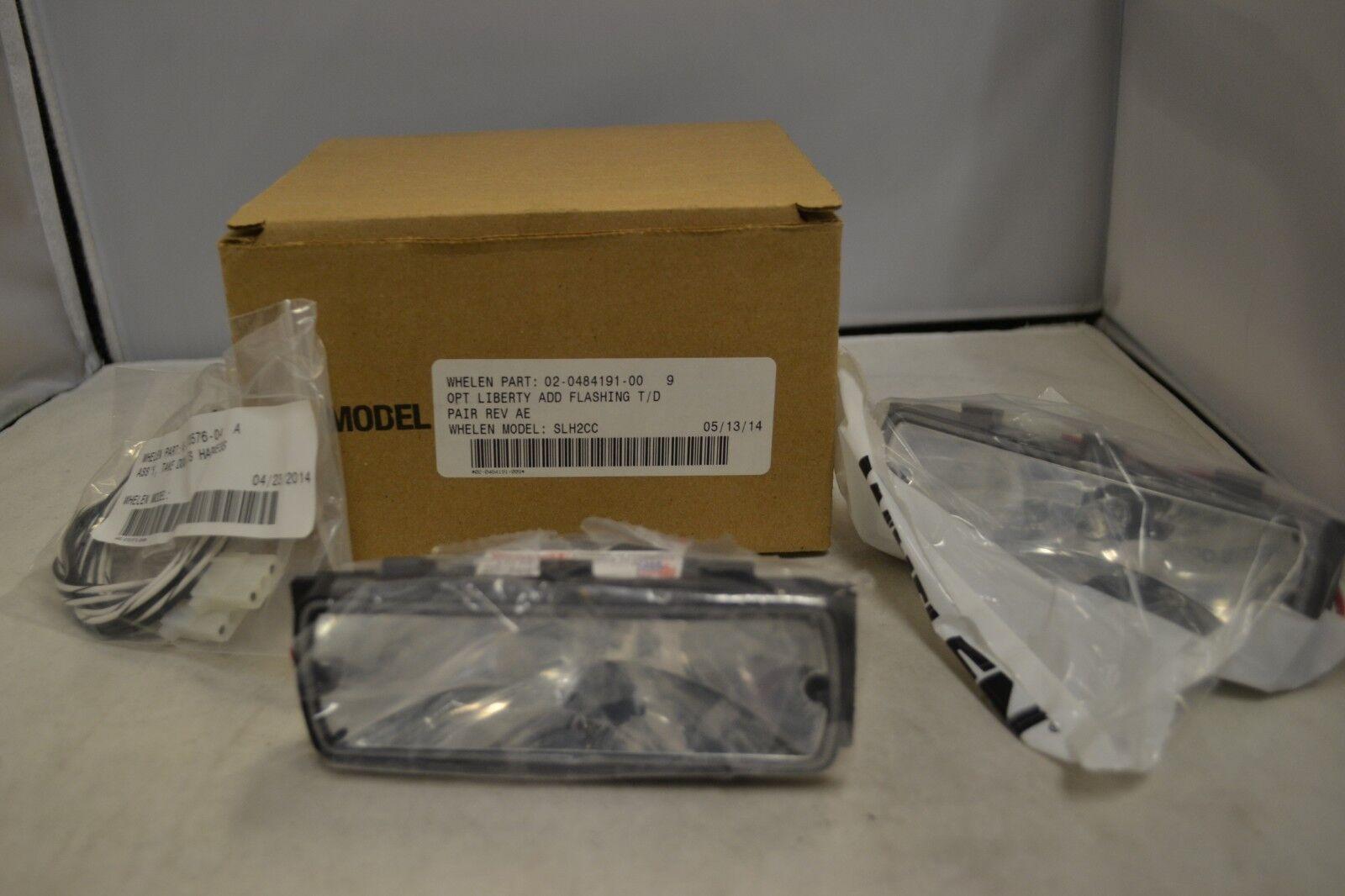 Whelen Two Halogen Flashing Take Down Lights SLH2CC - image 1