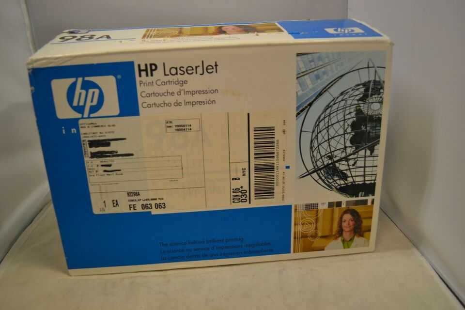 HP LaserJet Print Cartridge 98A (2007)-Expired