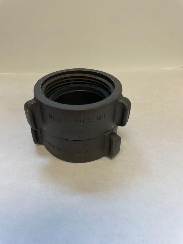 Red Head Hose Adapter 1.5" Double Female - image 1