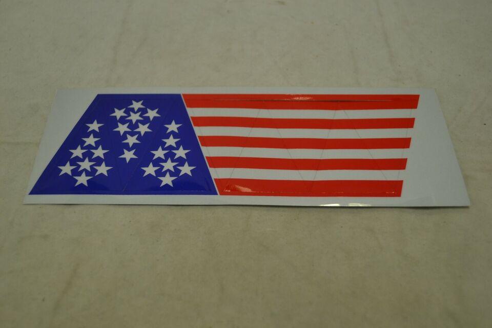 Firefighter Helmet American Flag Stickers-1 sheet