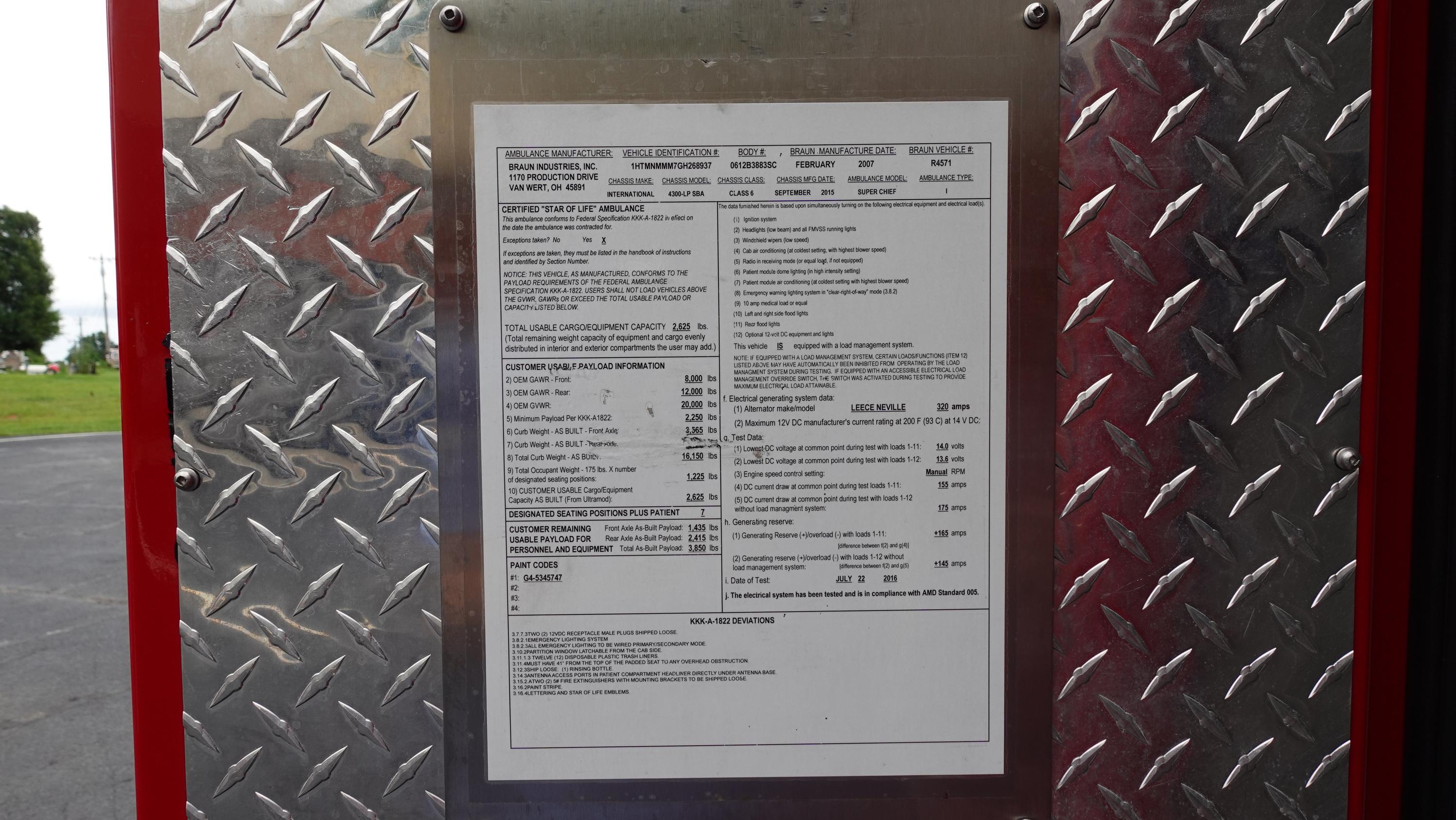 2016 Braun International Type I Ambulance - image 37