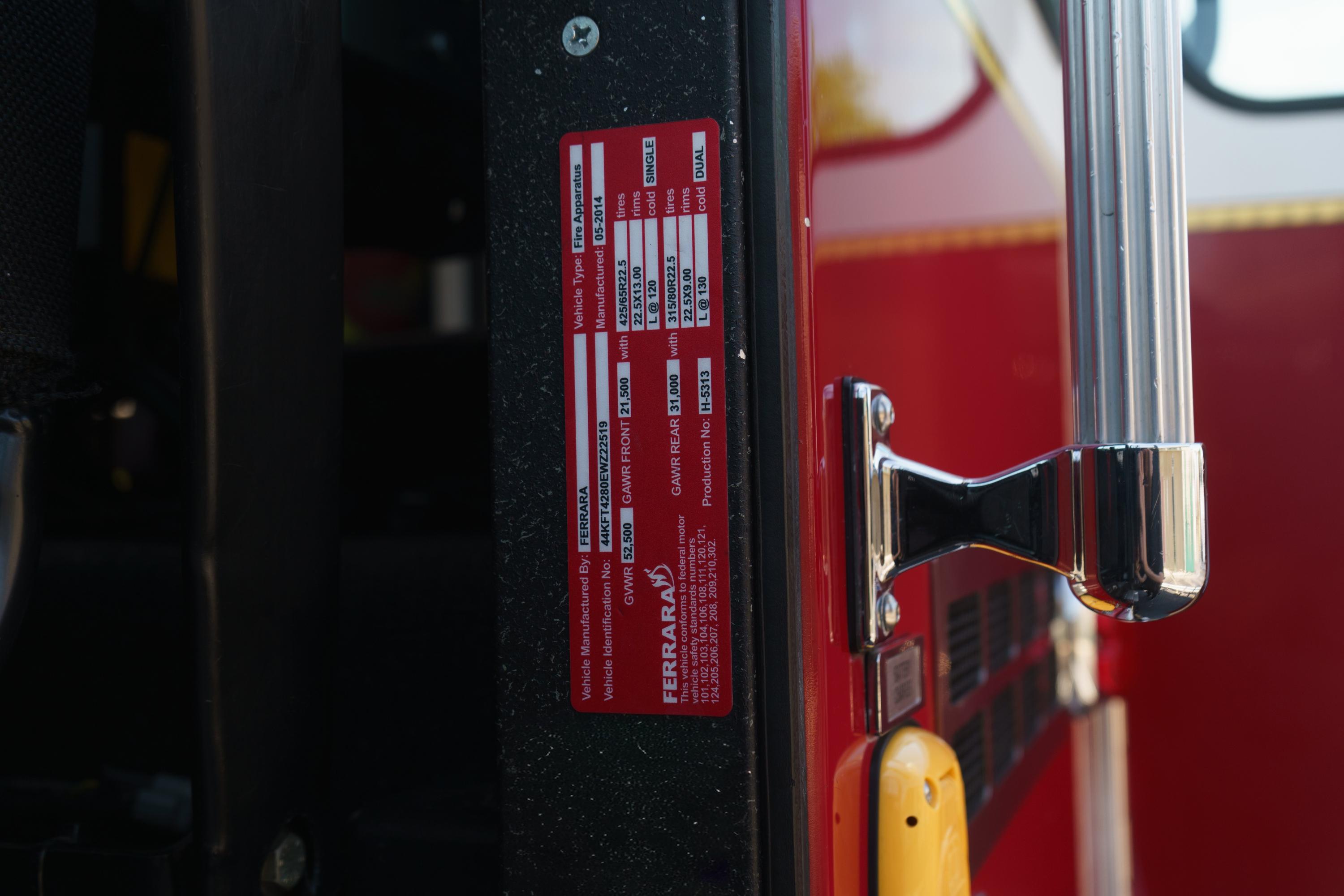 2014 HME Ferrara Pumper - image 90