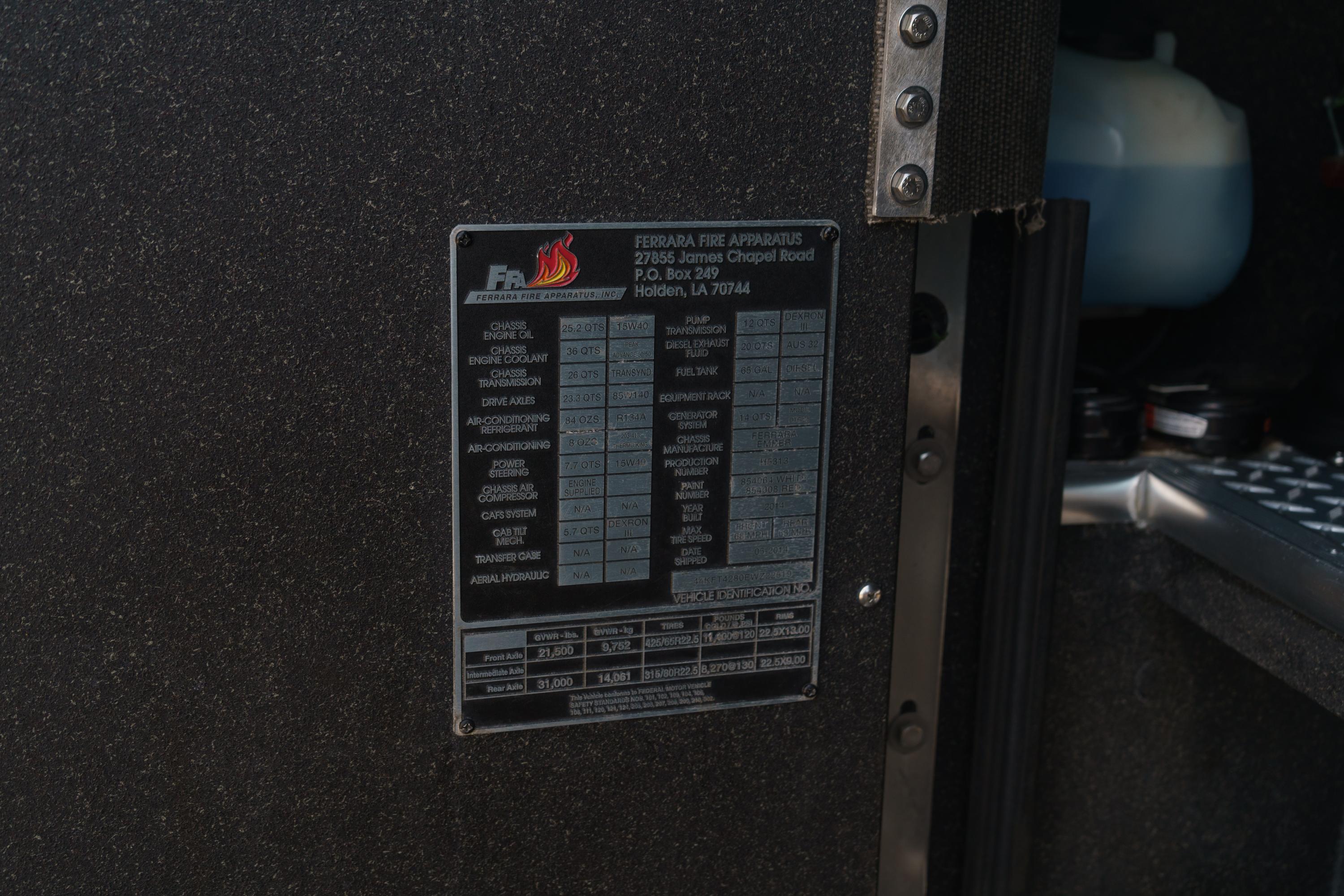 2014 HME Ferrara Pumper - image 23