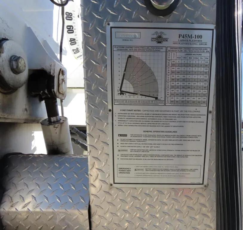 2004 American LaFrance 100' Tower 2000/300 - image 6