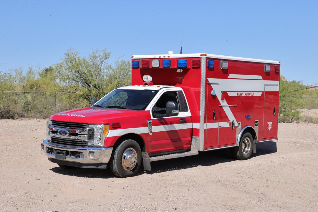 2018 Wheeled Coach F-350 Ambulance (with Stryker Stretcher)