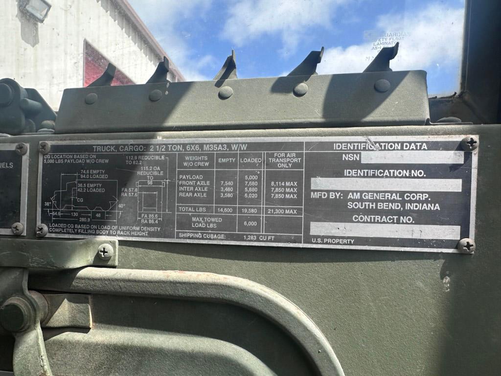 1993 AM General M35A3 4x4 Tanker - image 3