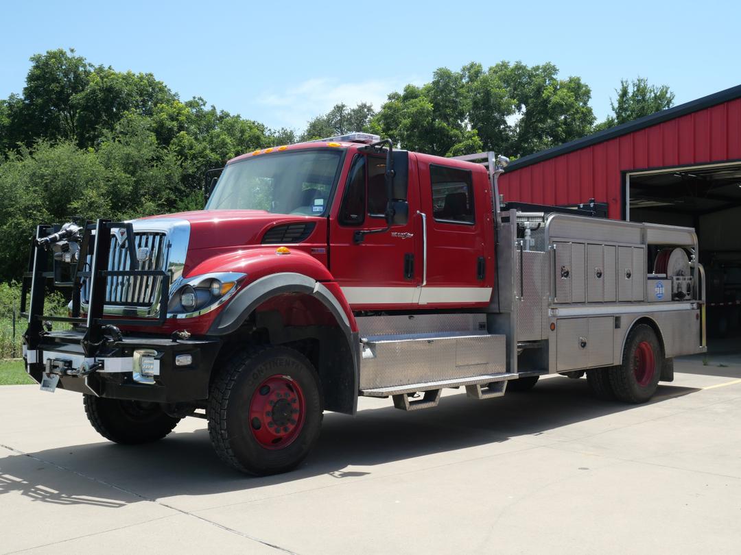 2015 International 7400 Crew Cab 4X4 Brush Truck