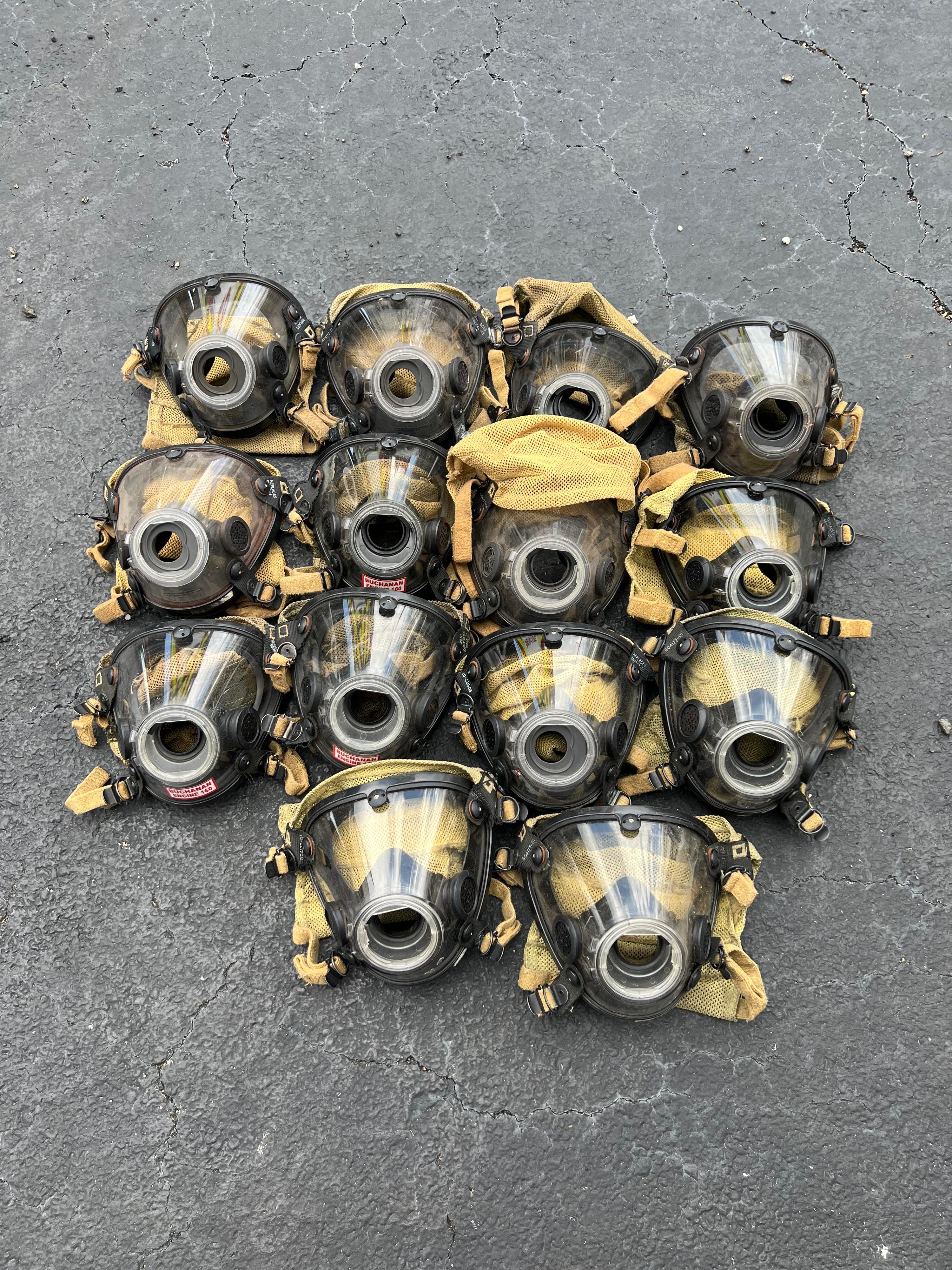 Scott SCBA masks (lot of 13) - image 1