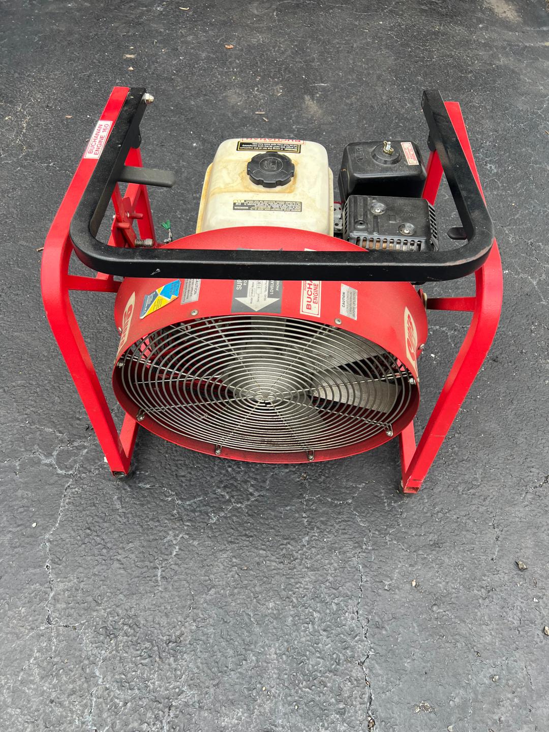 Super Vac Gas Powered Fan