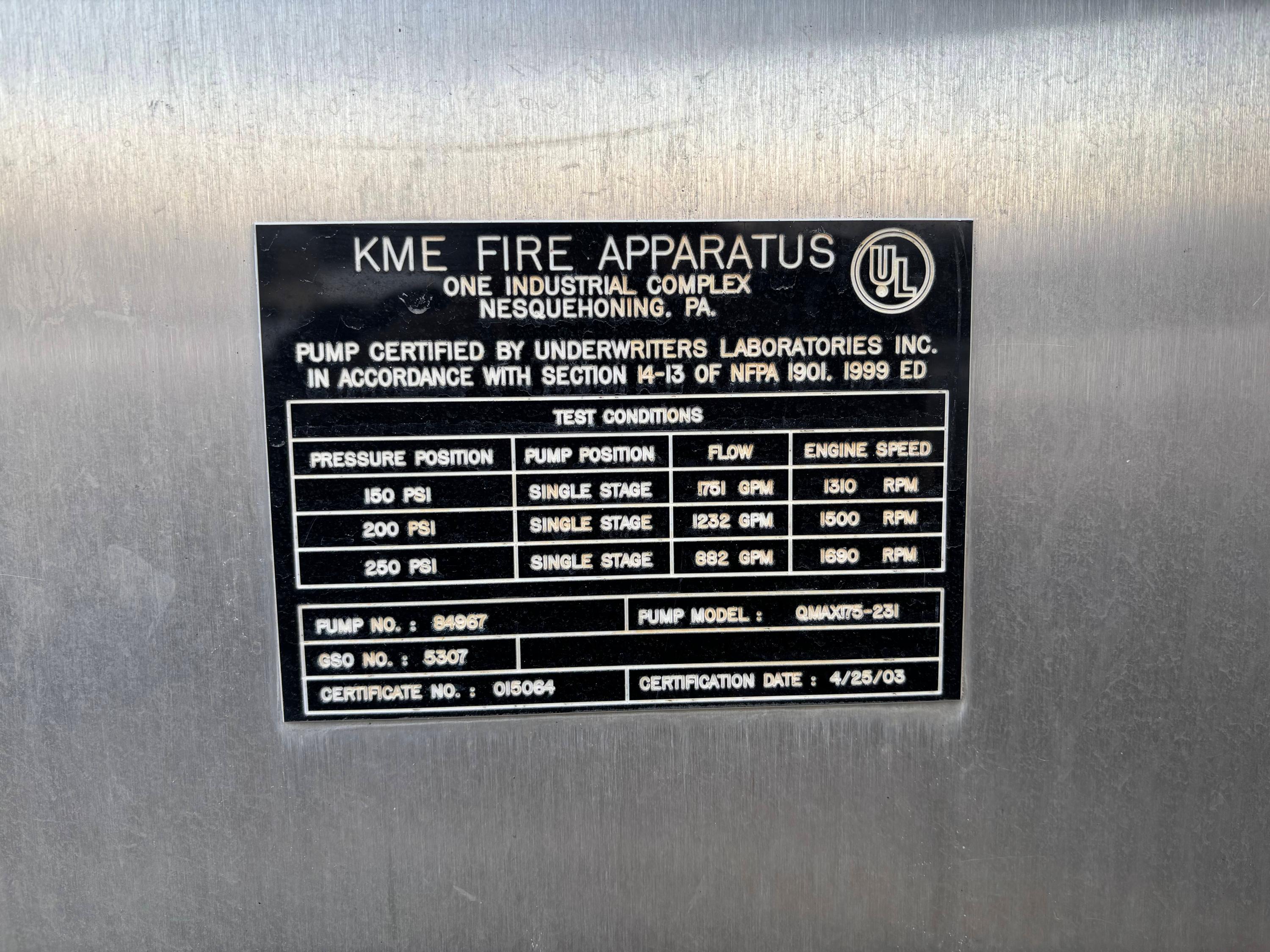 2003 KME Excel Pumper Tanker - image 16