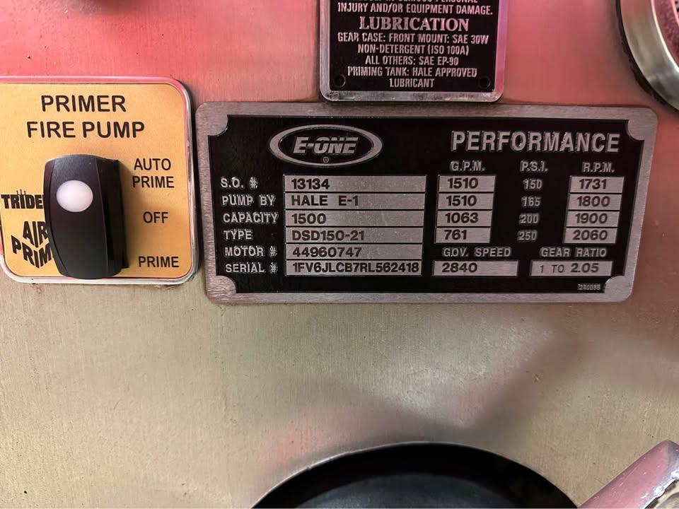 1994 Freightliner E-One Engine 1500/1000 - image 6