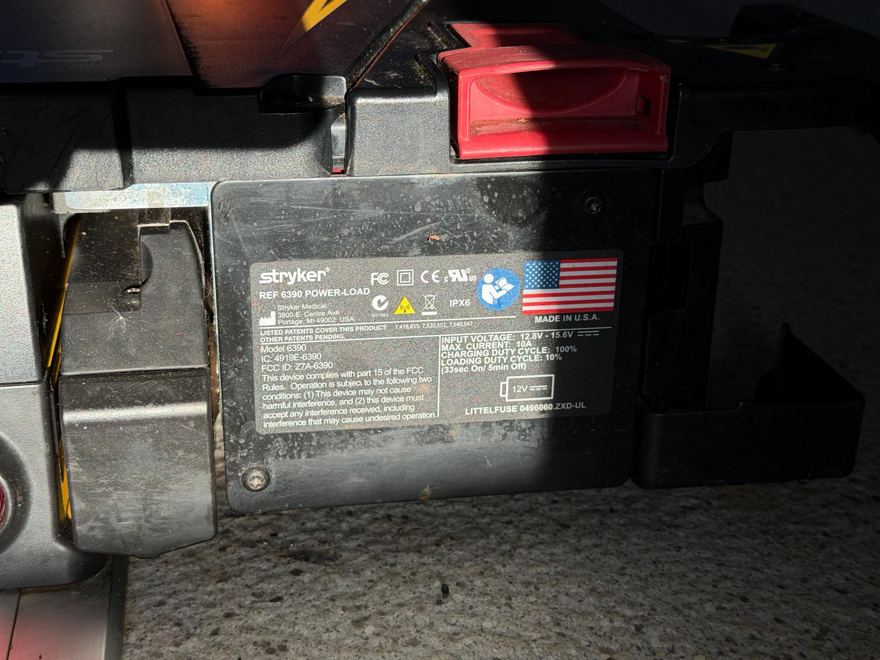 Stryker Power-LOAD 6390 Ambulance Cot Loading System with Rail - image 7