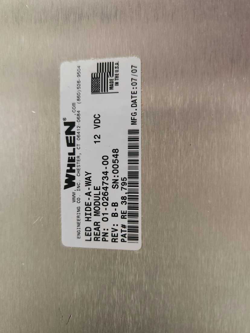 #3 whelen led flasher new old stock — photo 2
