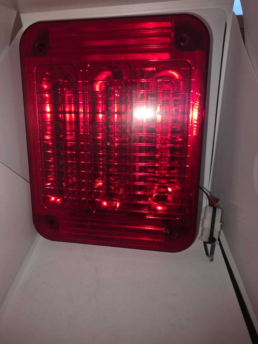 Code 3 red 7x9 prizim lights lot of 4