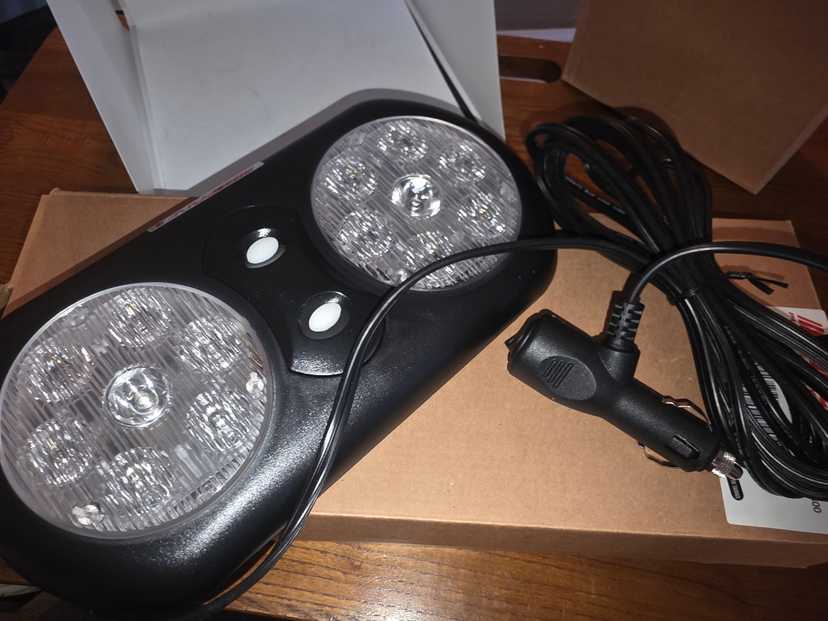 Code 3 visor light red blue — photo 4