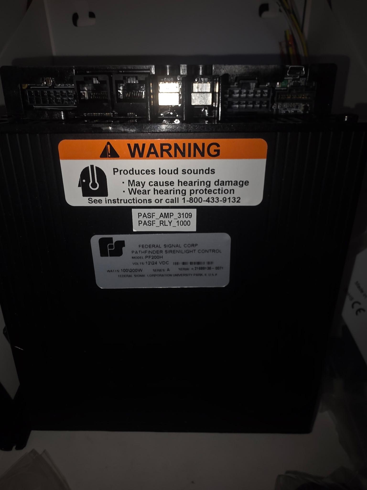 Federal signal 200 watt pathfinder siren - image 3