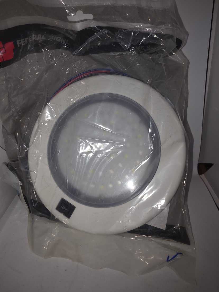 Federal signal blue dome light — photo 2