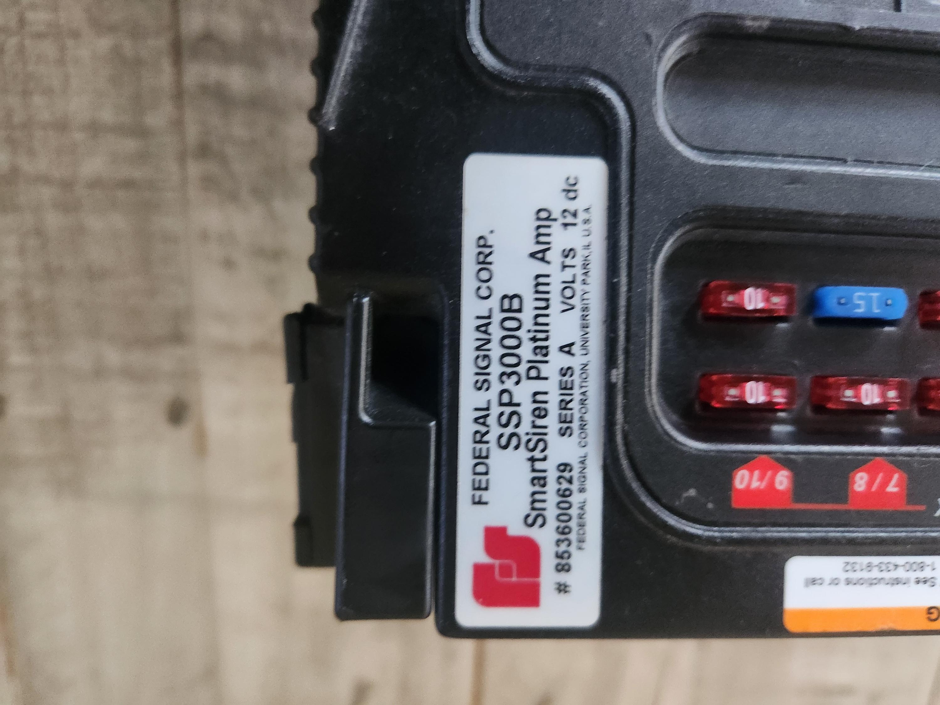Federal signal smart siren amp working - image 6