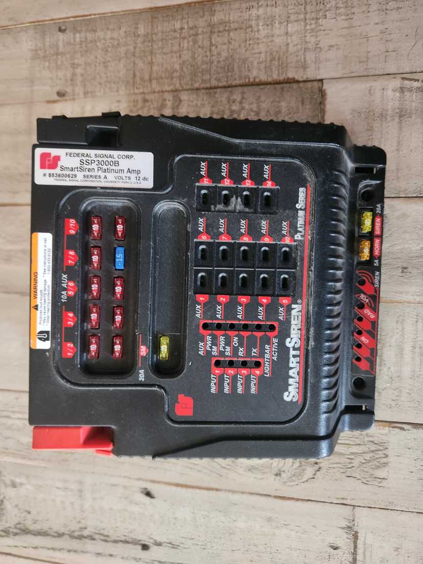 Federal signal smart siren amp working