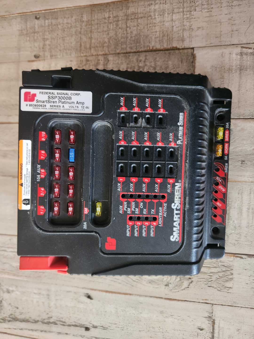Federal signal smart siren amp working