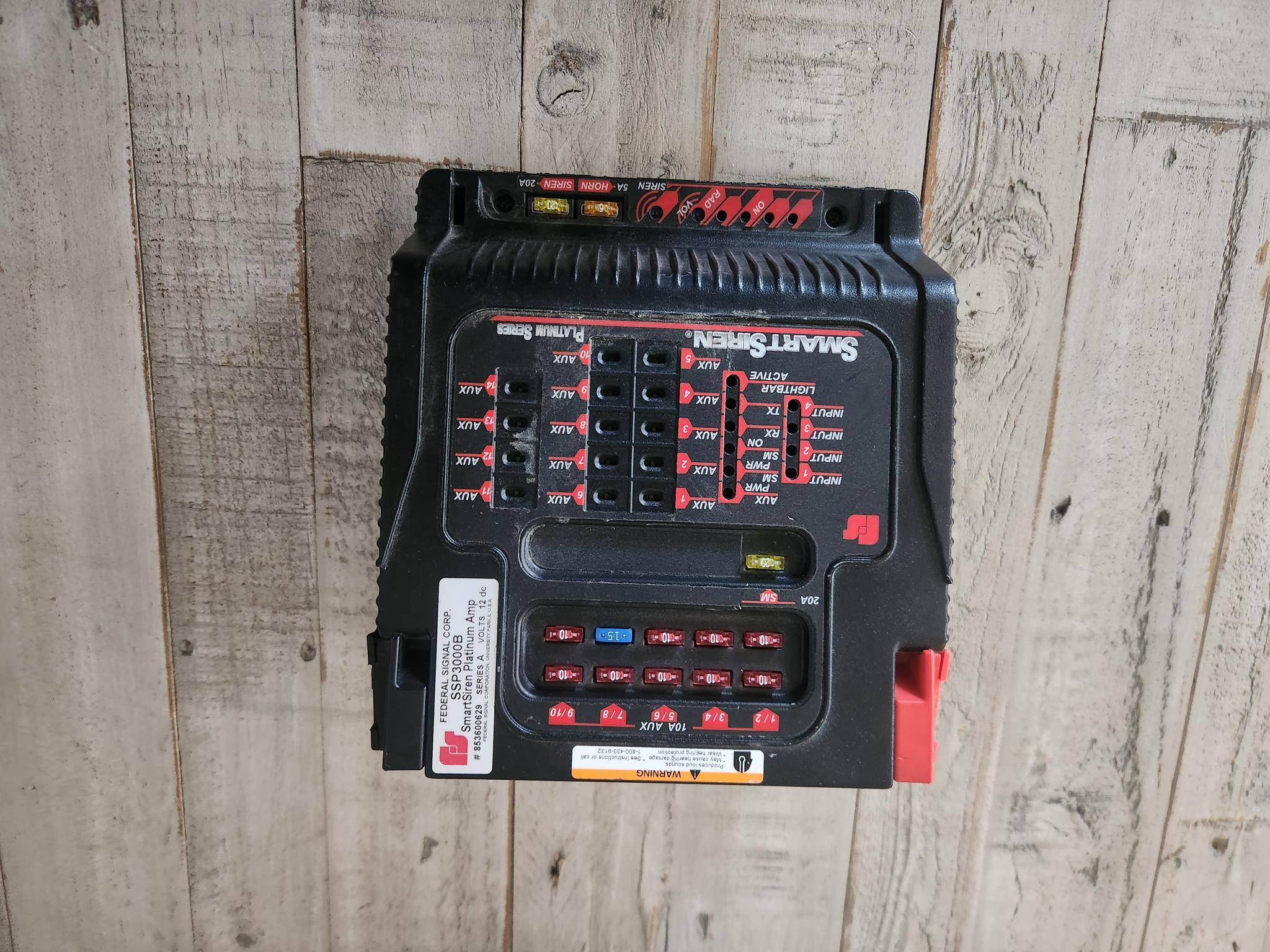 Federal signal smart siren amp working - image 5