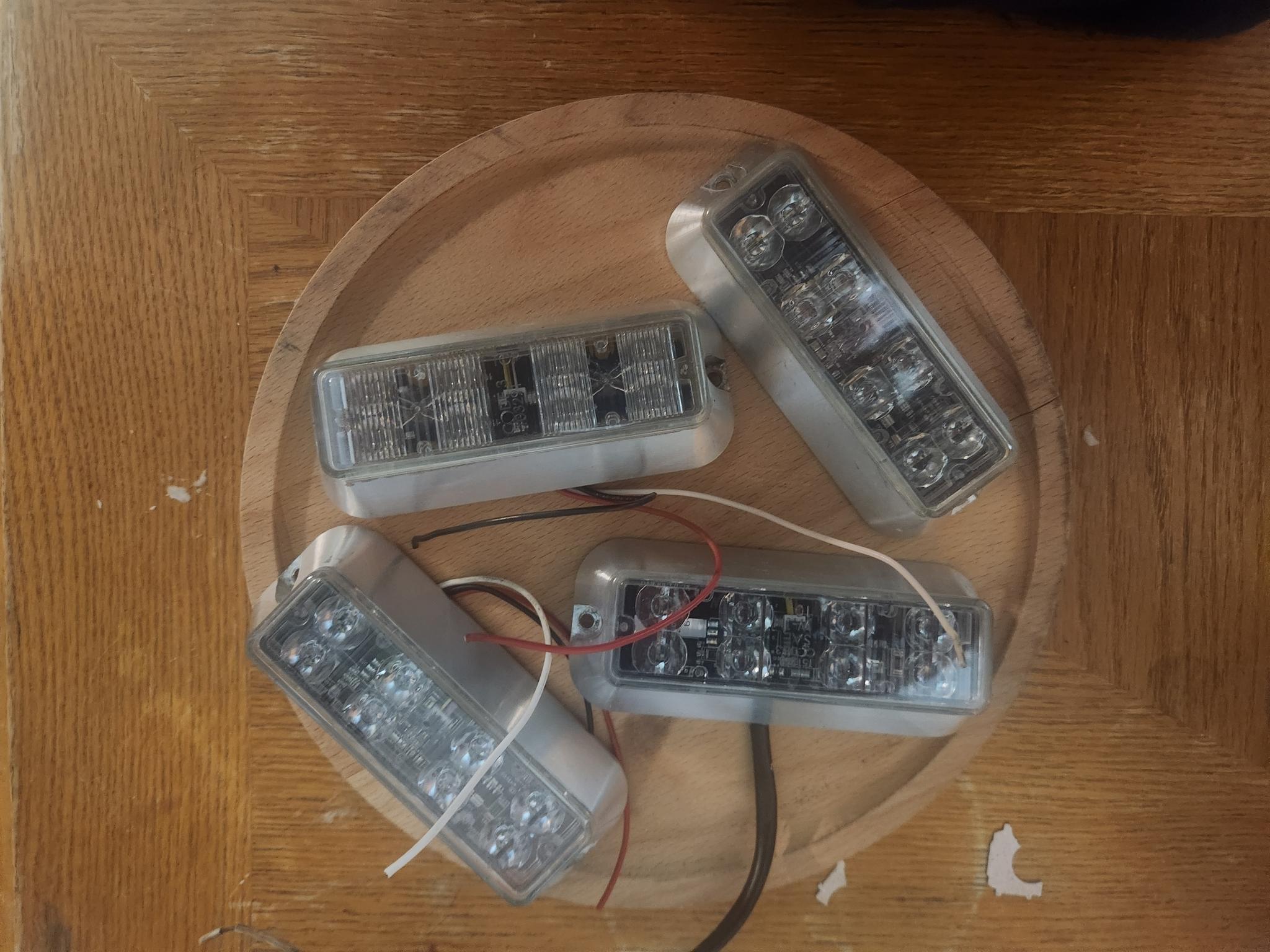 Lot of 4 red code 3 ledx lightheads - image 3