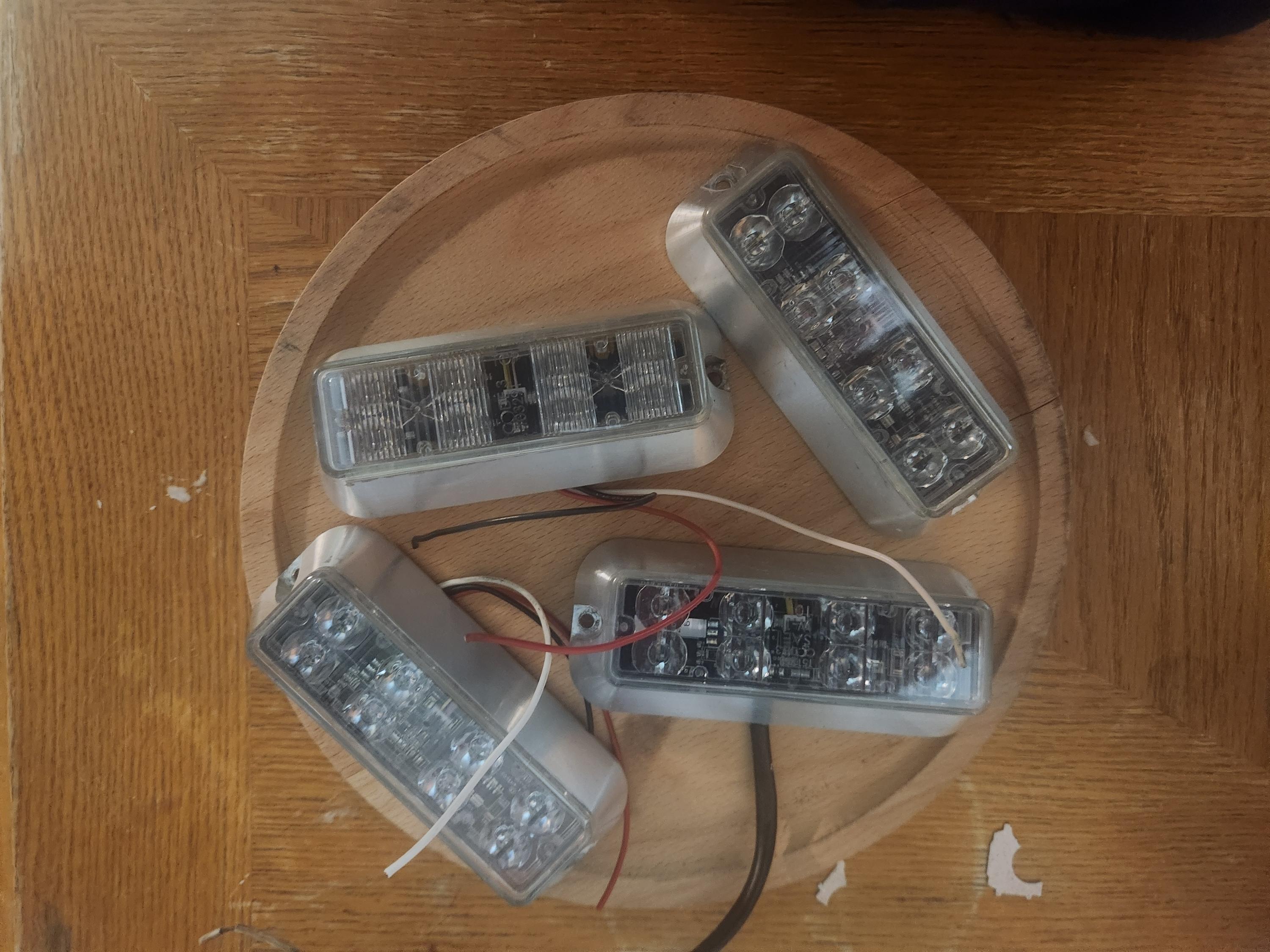 Lot of 4 red code 3 ledx lightheads - image 3