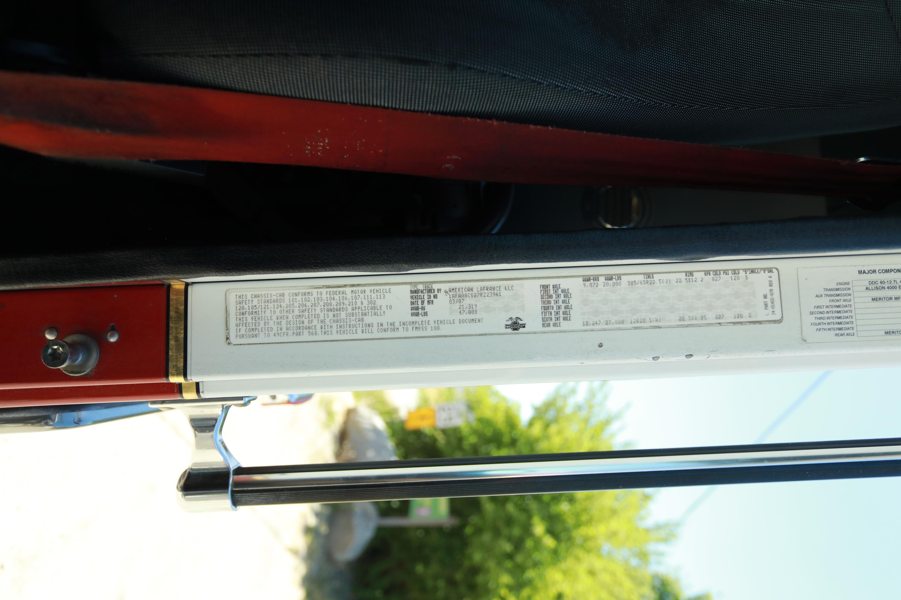 2007 American LaFrance Pumper - image 47