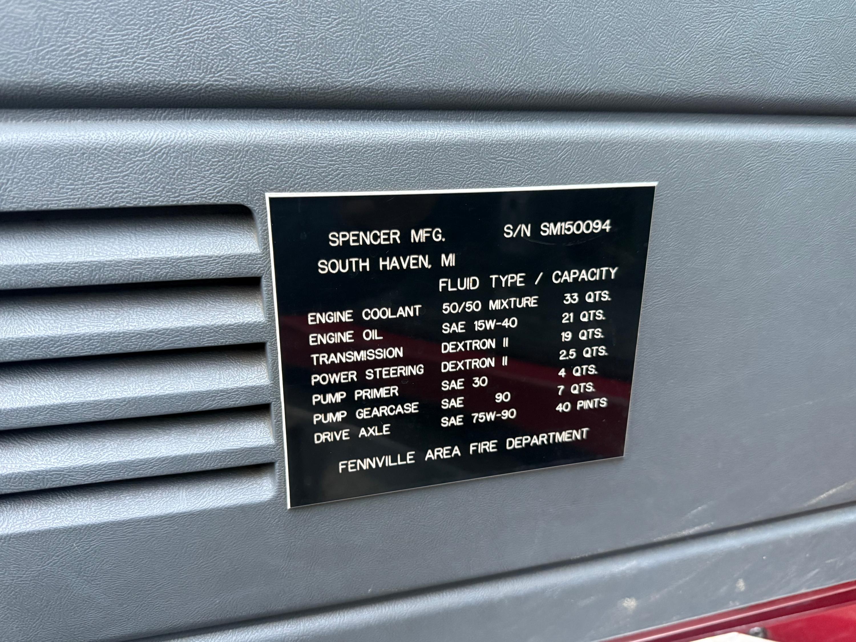 1994 Spencer GMC Pumper Tanker - image 12