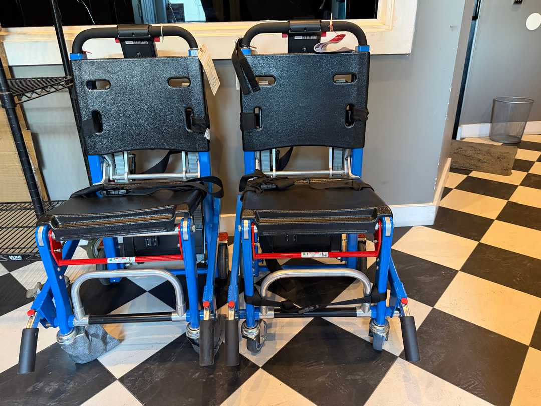 2 Ferno POWERTraxx Powered Evacuation Stair Chairs- NEW