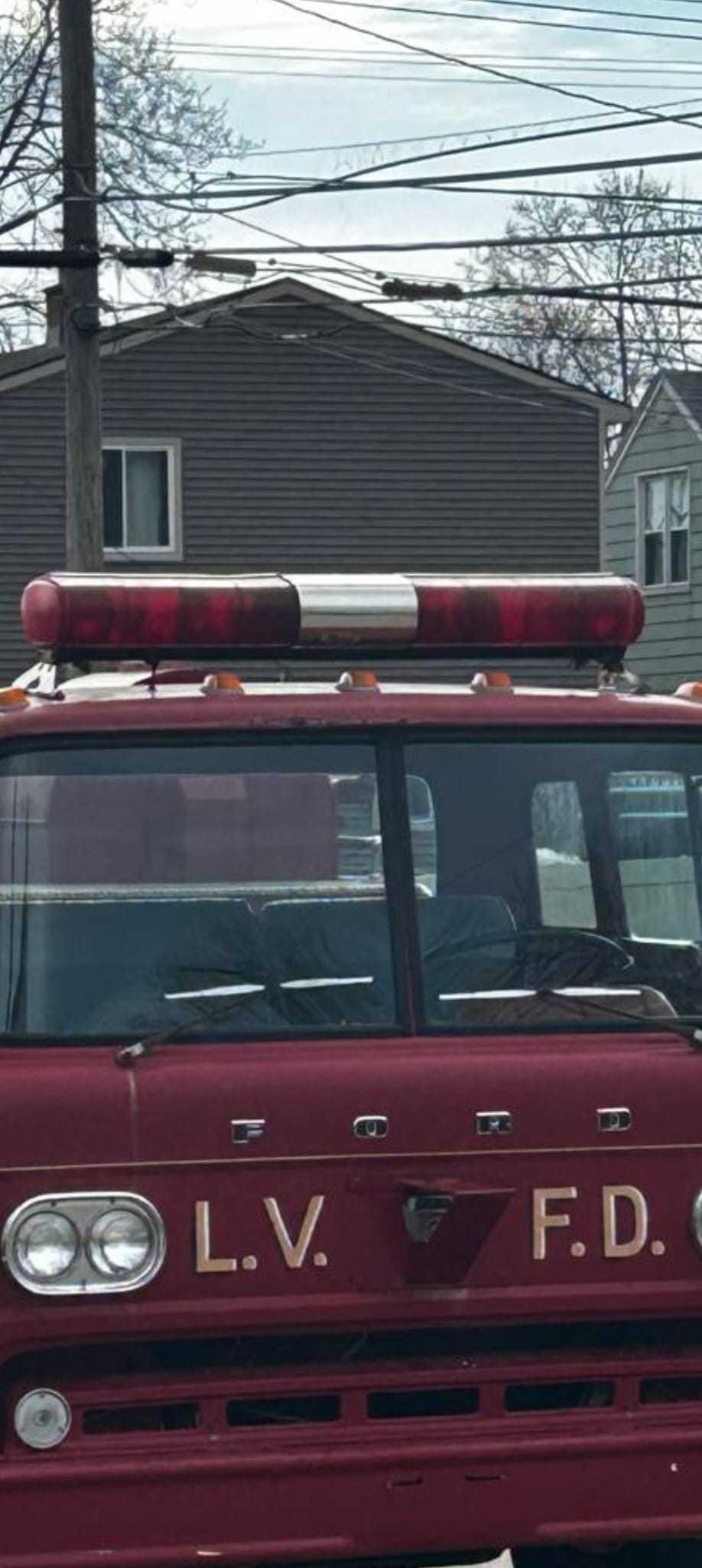 Roof Siren off Fire Truck
