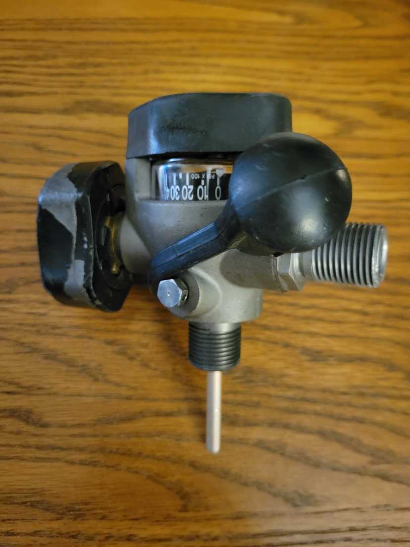 SCOTT SCBA 4500psi Snap-Change Cylinder Valve Assembly NXG2 / NXG7 / X3 Valve — photo 5