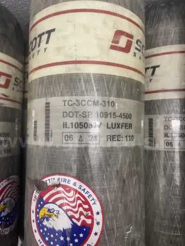 Scott 4500 45 Minute Bottle Manufactured 6/21