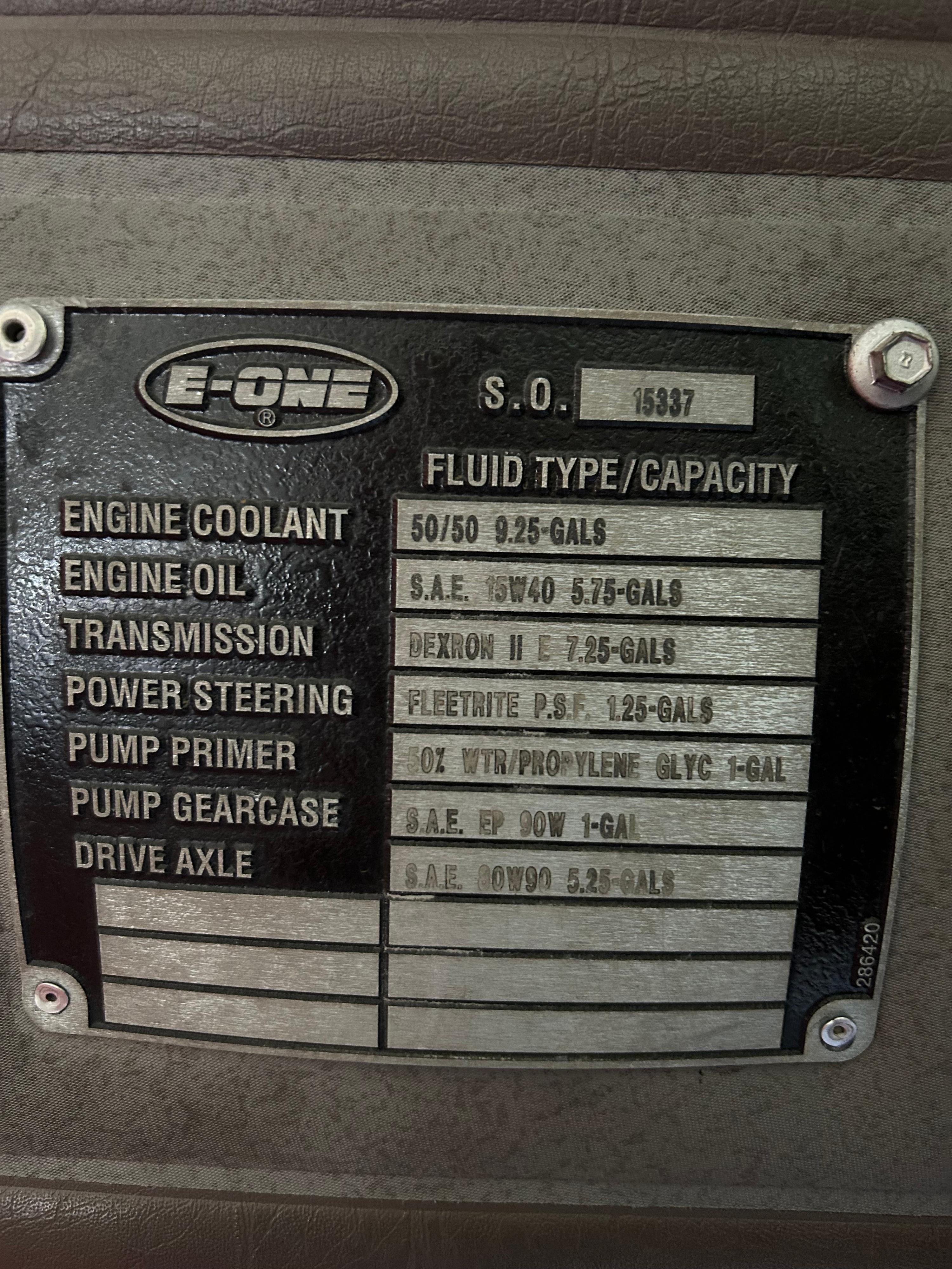 1995 E-One International Pumper - image 18