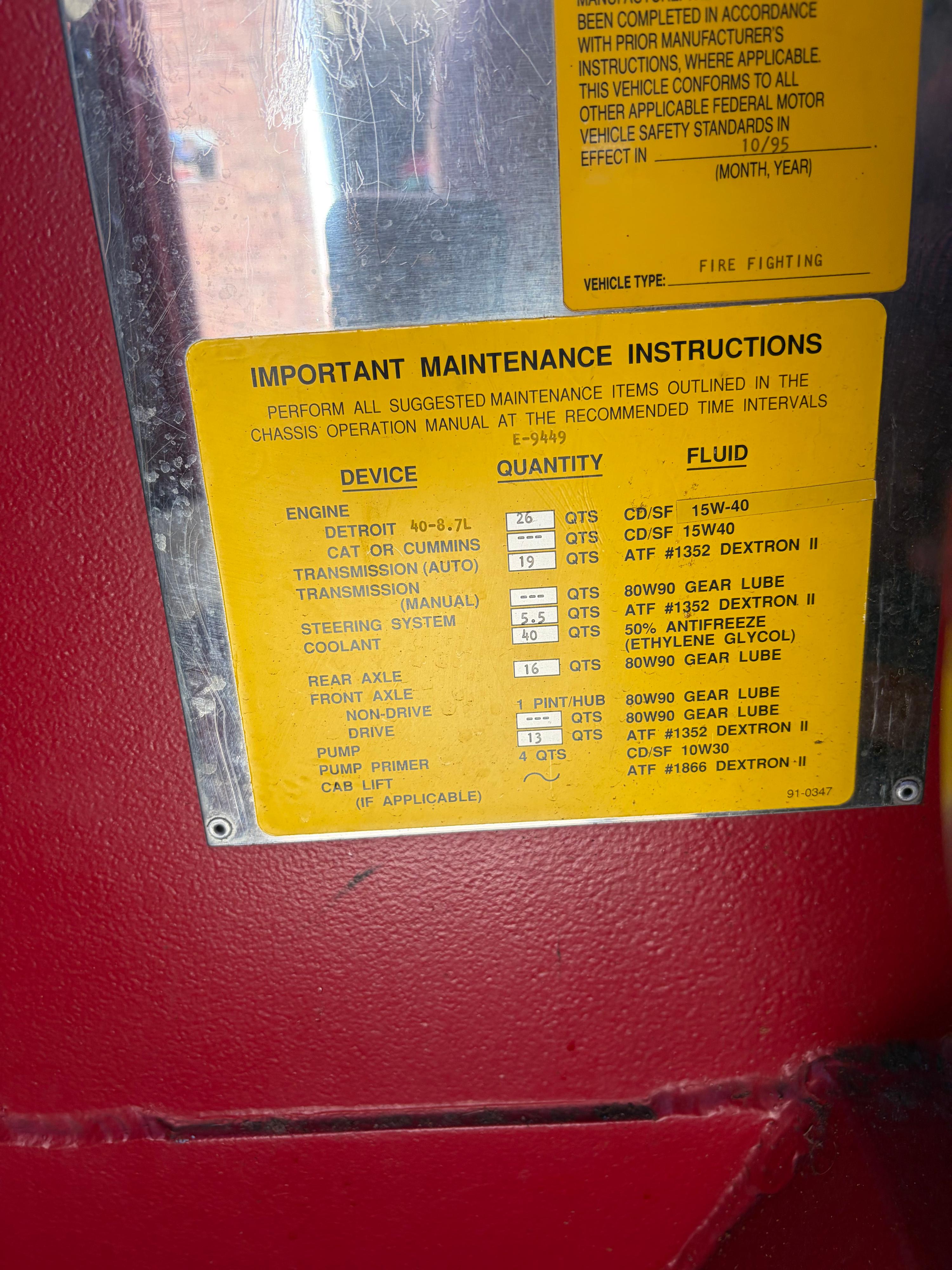 1995 Pierce Pumper - image 67