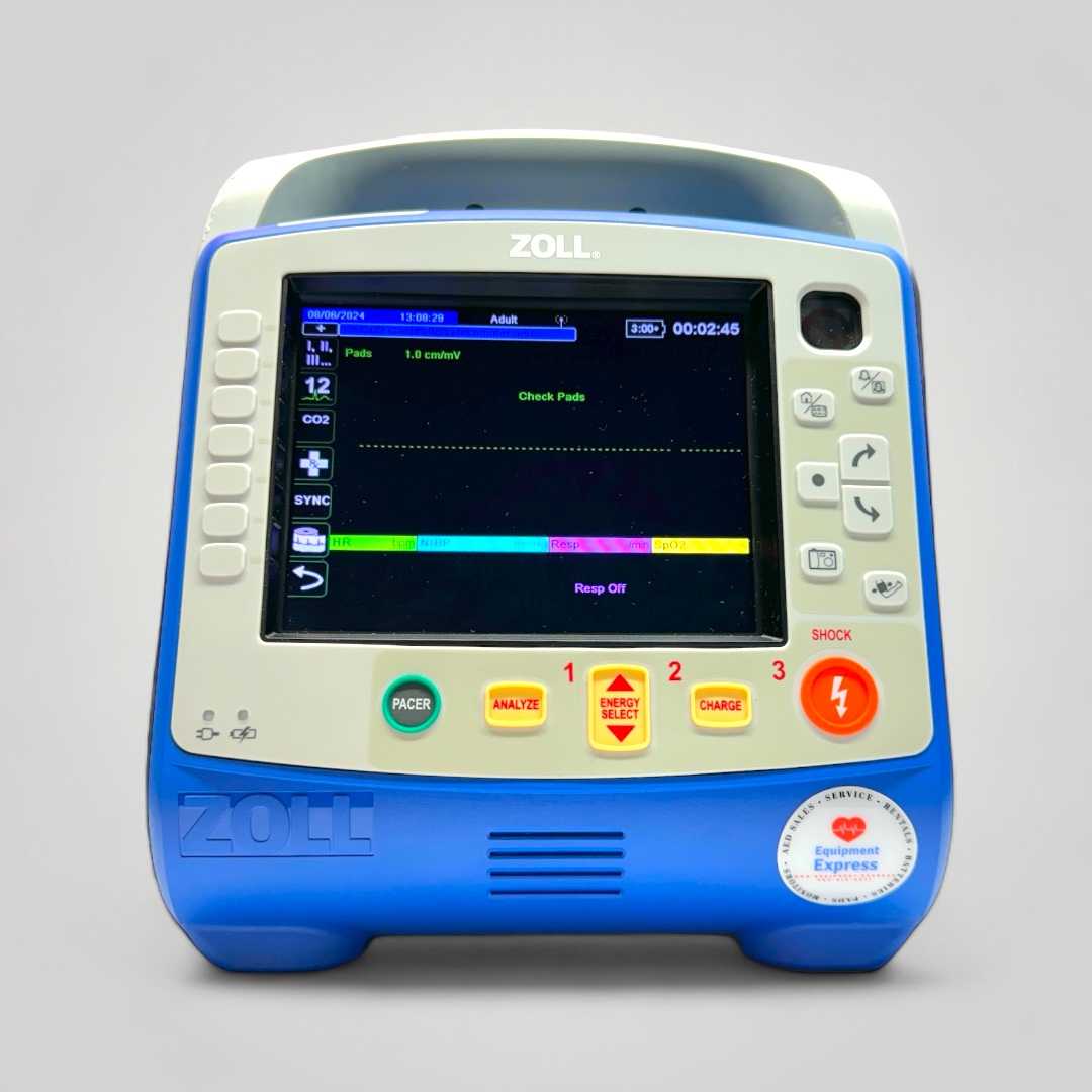 Zoll X Series Defibrillator - ReCertified - 12 Lead, EtCo2, NIBP, SPO2, Pacing, AED, Wifi