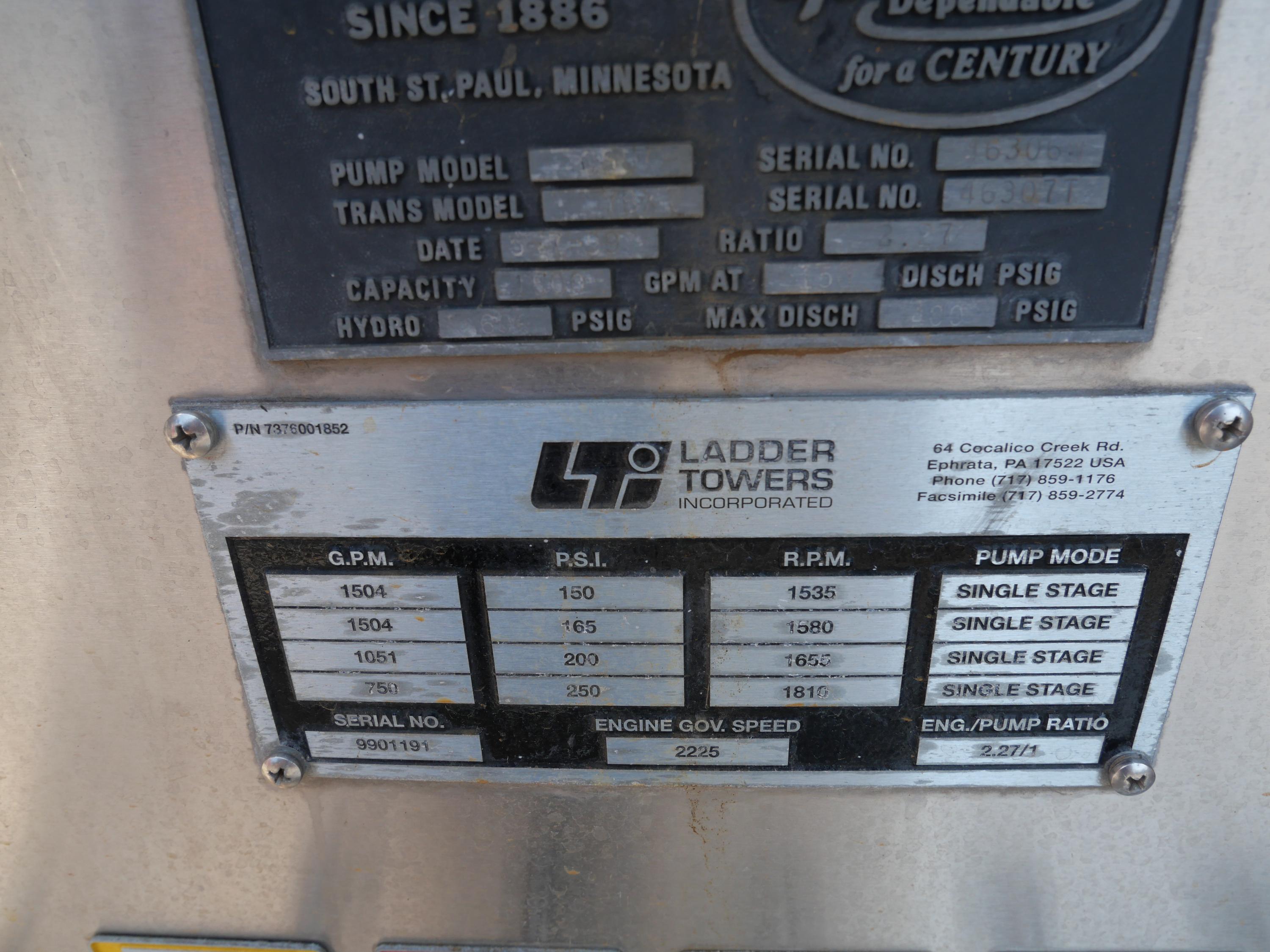 1999 American LaFrance LTI 100' Aerial - image 38