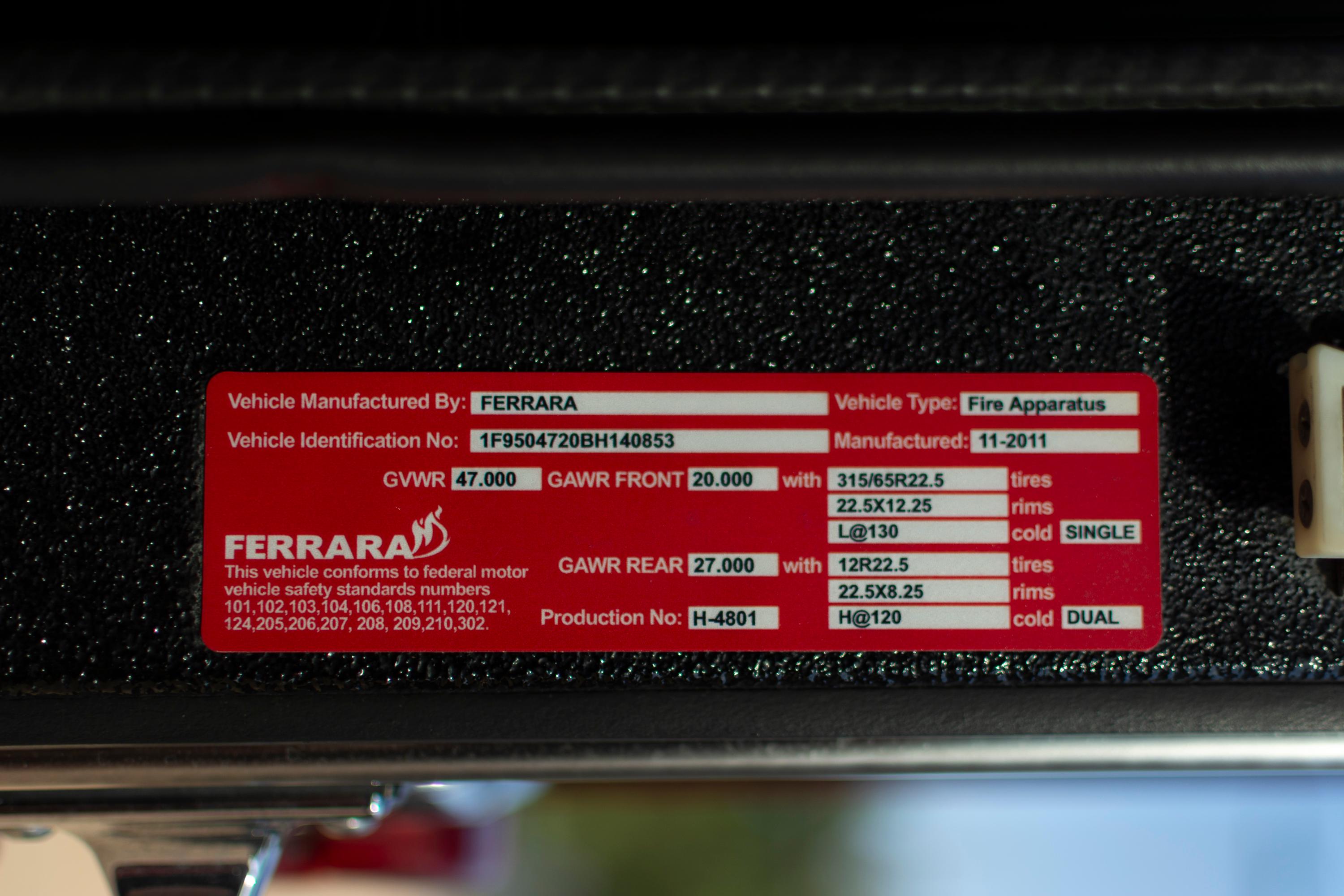 2011 Ferrara Pumper - image 12
