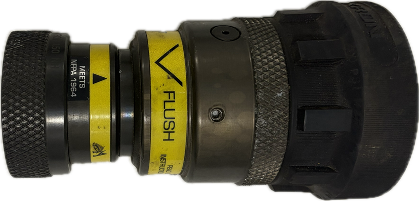 Used Akron Brass Style 4817 Assault Fire Hose Nozzle Tip - 125 GPM @ 75 PSI