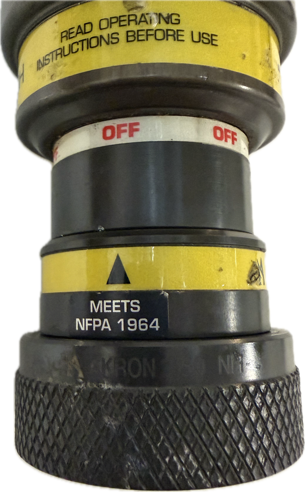 Used Akron Brass Style 4817 Assault Fire Hose Nozzle Tip - 125 GPM @ 75 PSI - image 5