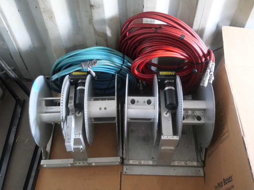 2 Electric Hydraulic Hose Reels