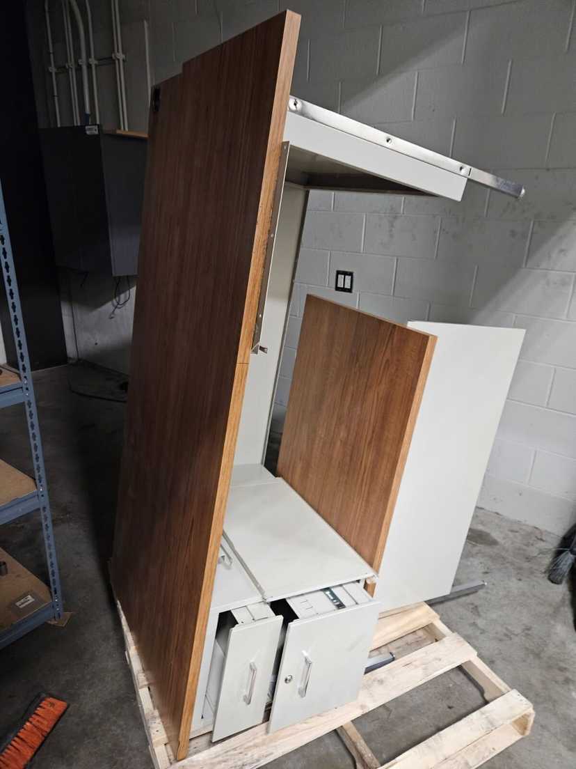 Metal L Desk