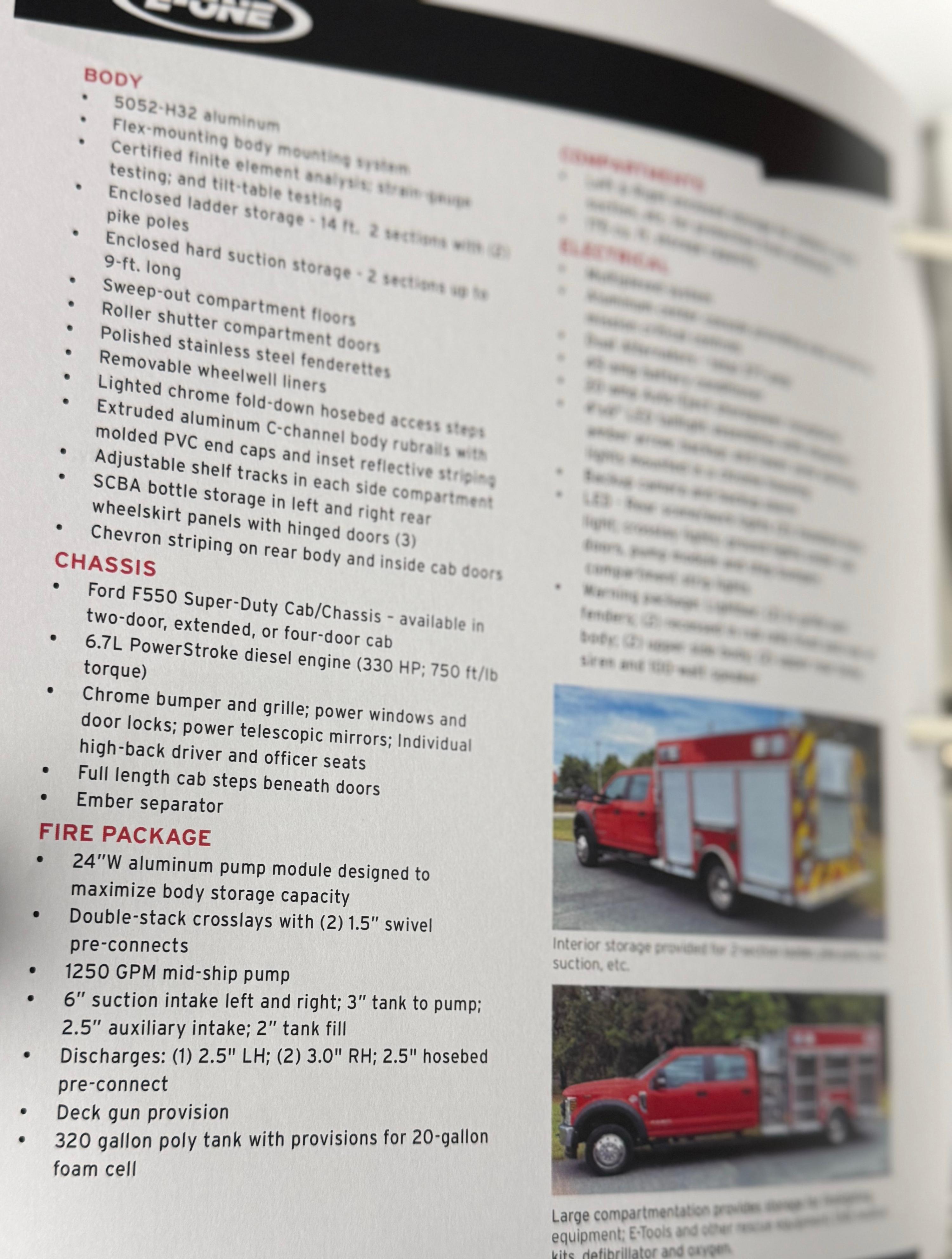 2025 E-One Ford 4x4 Mini Pumper - image 14