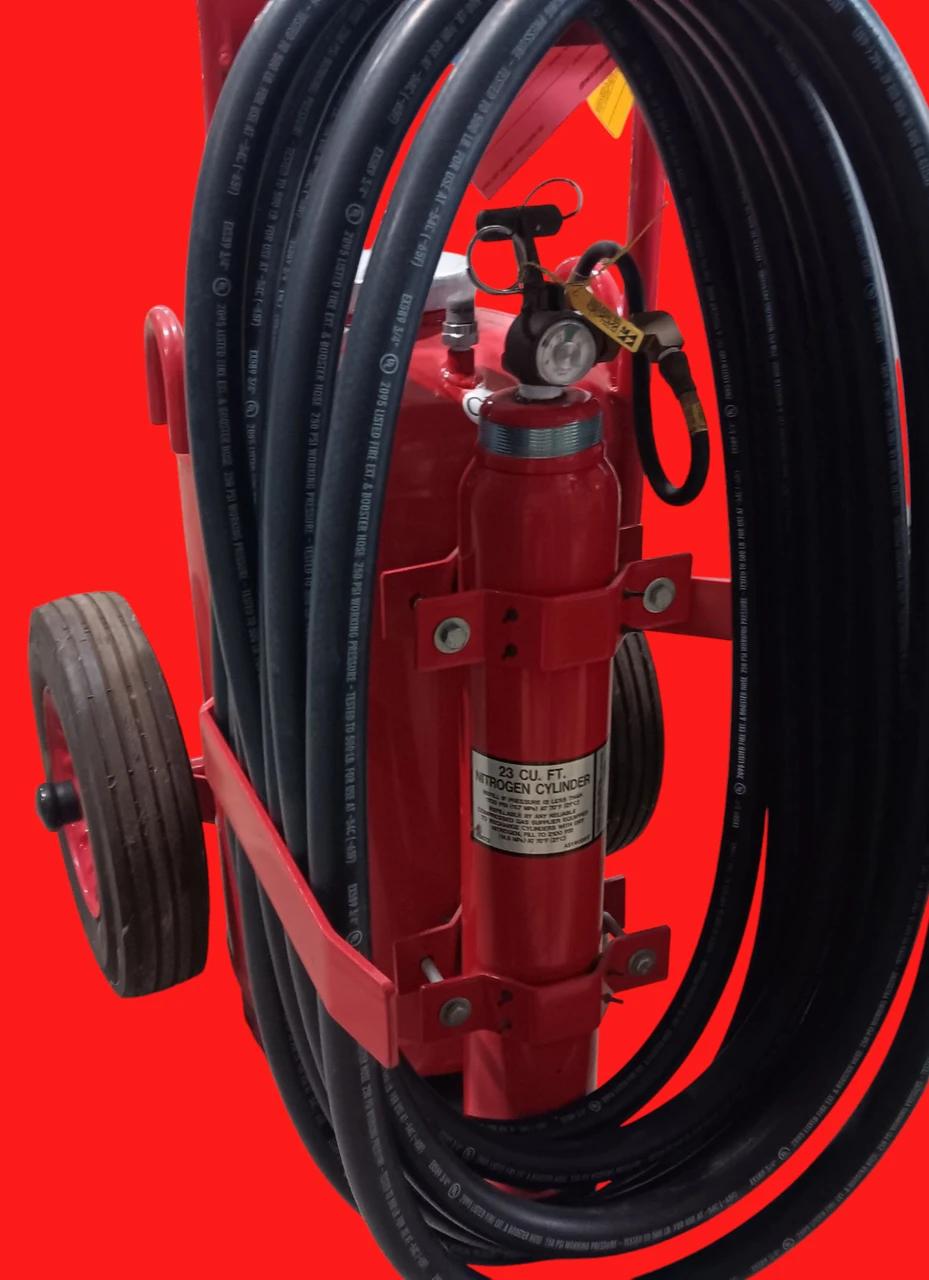 Amerex Model 452, 125lb Purple K Dry Chemical, Direct Pressure, 16in Wheels Fire Extinguisher - image 1