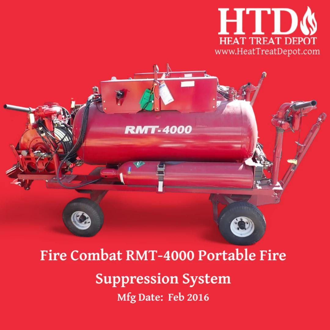 Fire Combat Portable Fire Suppression System - RMT-4000 w/ 240 gal Tank - image 1