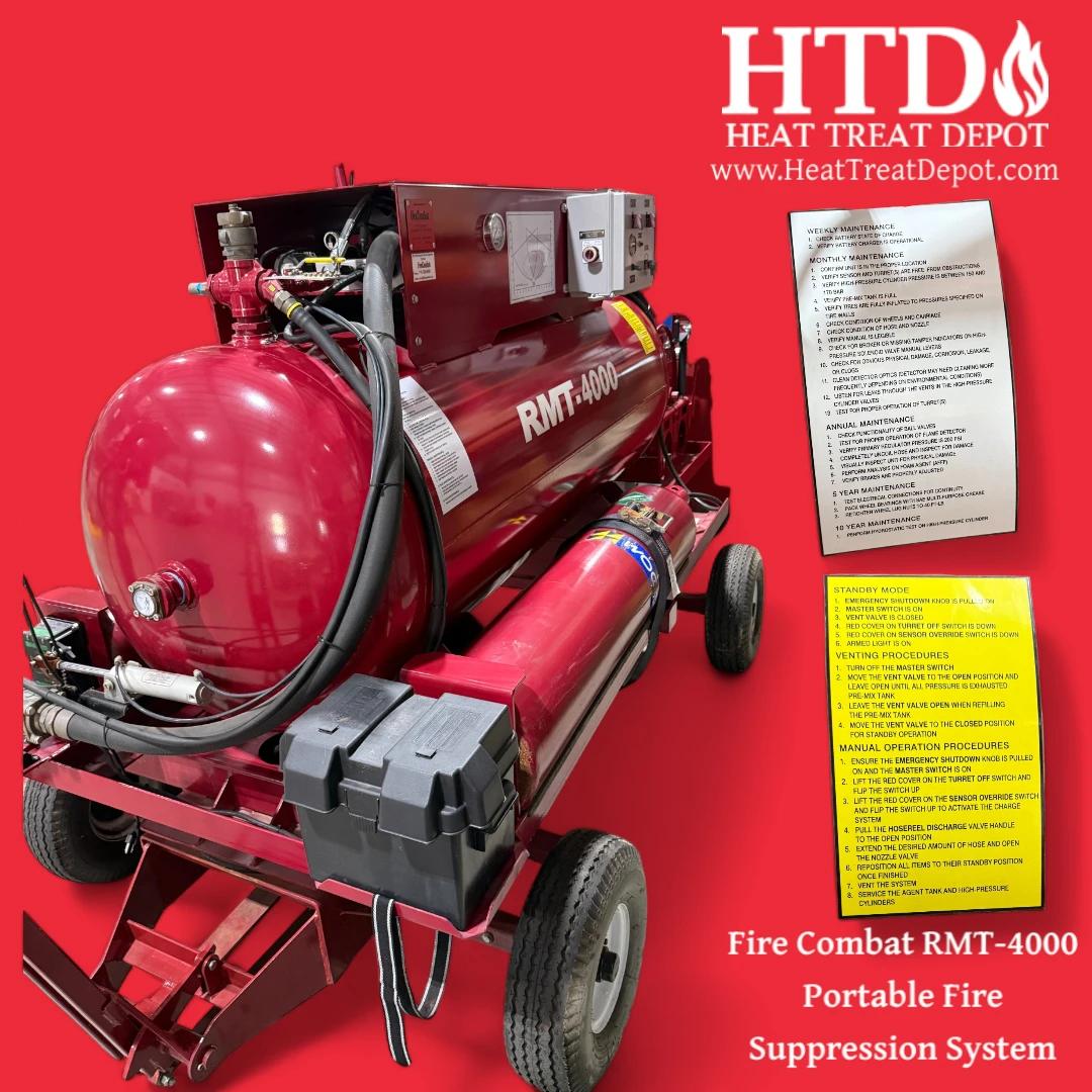 Fire Combat Portable Fire Suppression System - RMT-4000 w/ 240 gal Tank - image 2