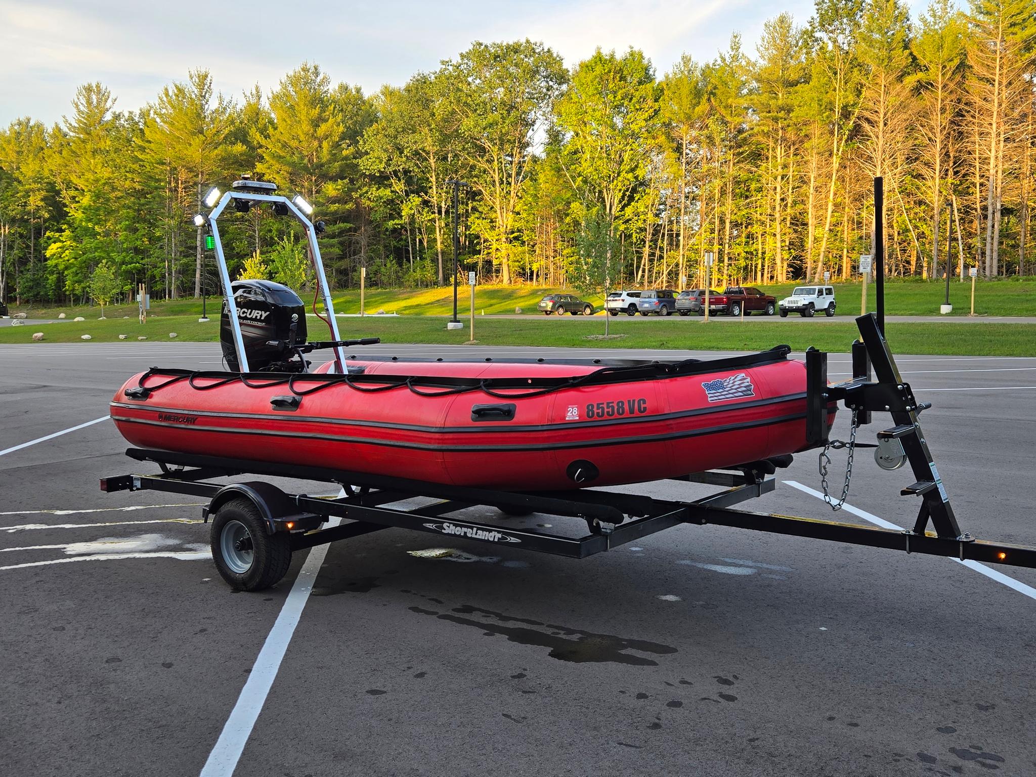 2019 Mercury Boat, 40 HP Motor, 2019 Trailer - image 1