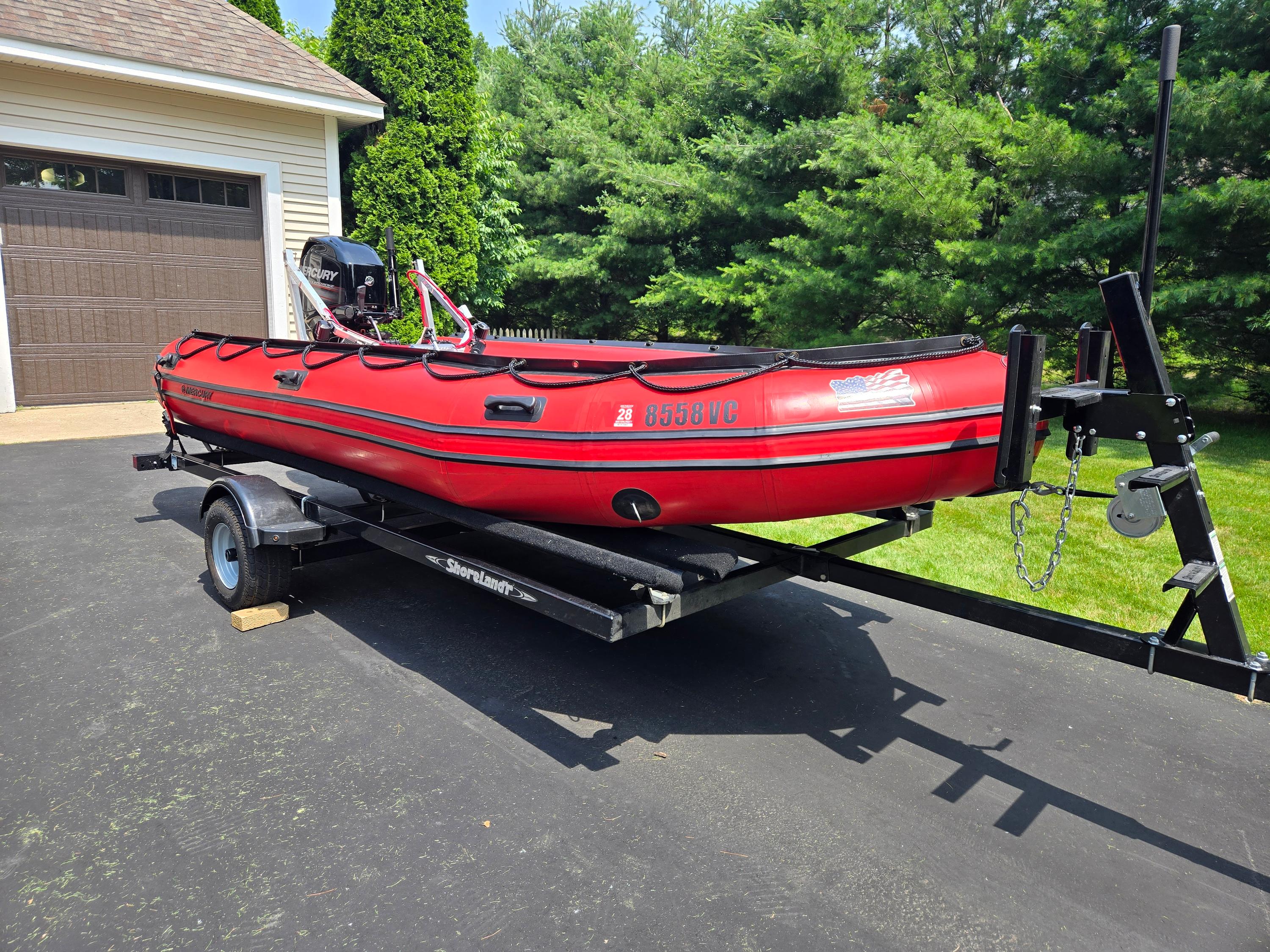 2019 Mercury Boat, 40 HP Motor, 2019 Trailer - image 3