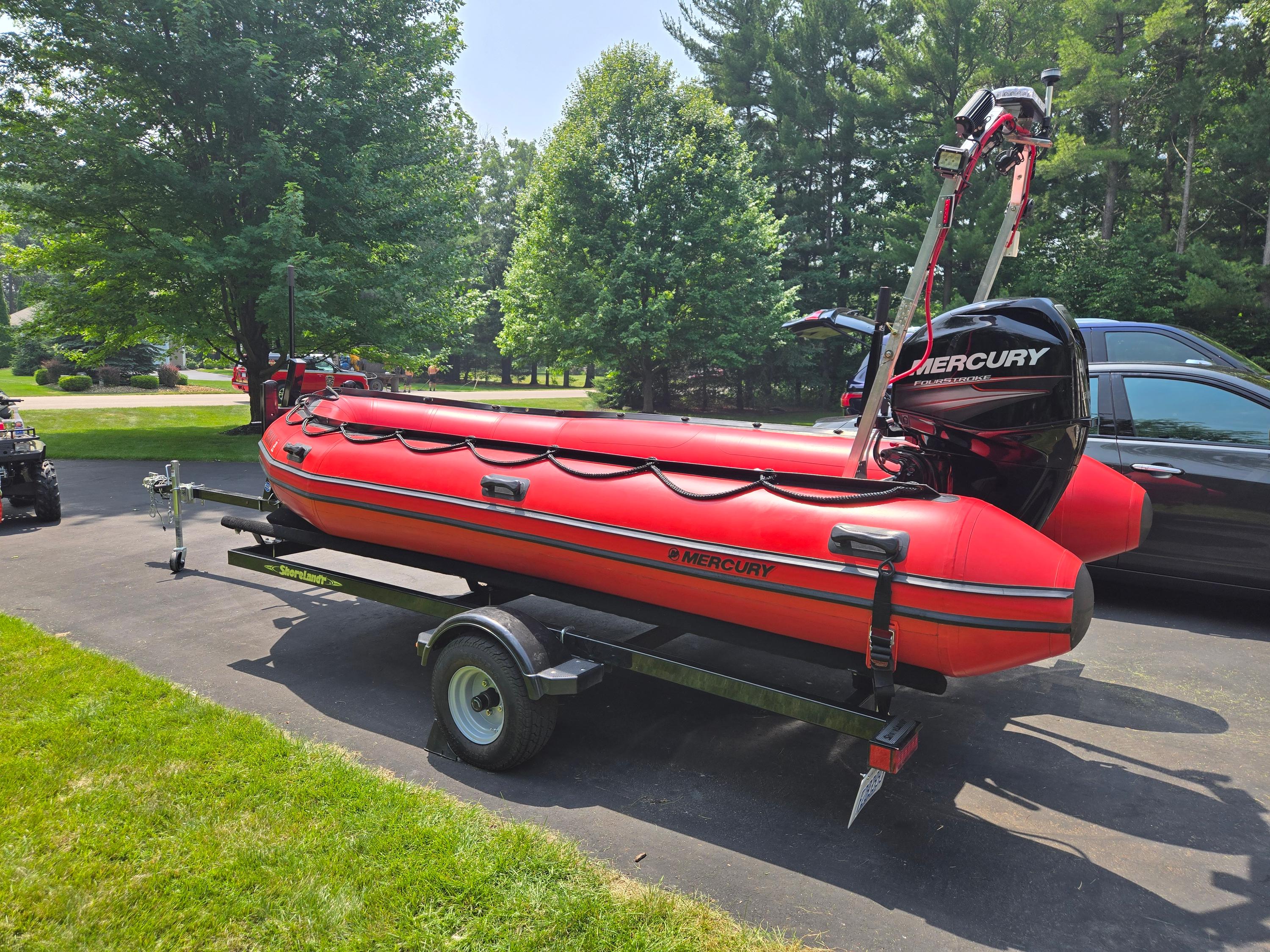 2019 Mercury Boat, 40 HP Motor, 2019 Trailer - image 5