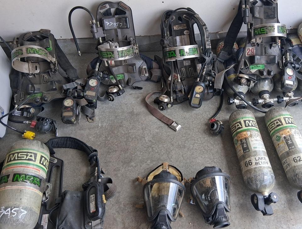 Firehawk M7 Harness, Masks and Tanks